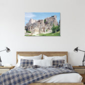 Aussicht auf die Burg Leinwanddruck (Insitu (Schlafzimmer))