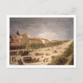 Aussicht auf die Calle de Alcala, Madrid (Öl auf L Postkarte (Vorderseite)