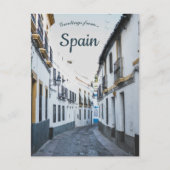 Aussicht auf die Calle Romero Córdoba Spanien Postkarte (Vorderseite)