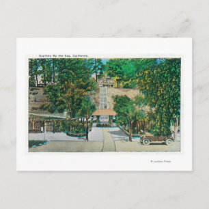 Aussicht auf die Capitola StepsCapitola, CA Postkarte