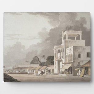 Aussicht auf die Chitpore Road, Kalkutta, Teller I Fotoplatte