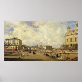 Aussicht auf die Christlich-Erlöser-Kathedrale Poster (Vorne)