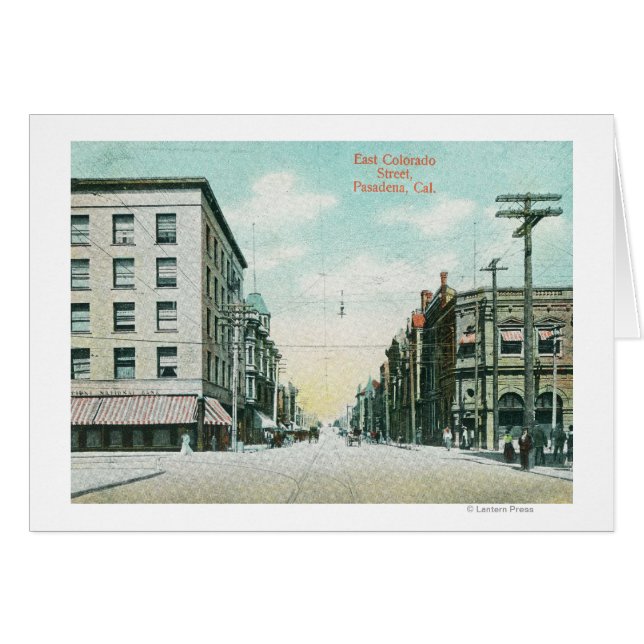 Aussicht auf die East Colorado Street (Vorderseite (Horizontal))