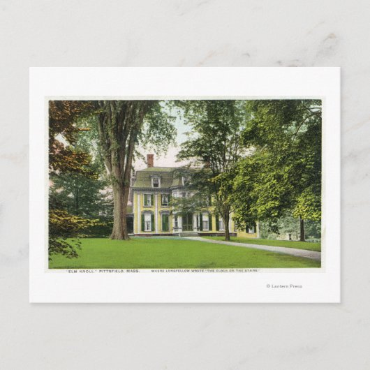 Aussicht auf die Elm Knoll, hier wohnhaft Longfell Postkarte (Vorderseite)