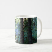 Aussicht auf die Elowah Falls, Oregon Kaffeetasse (VorderseiteRechts)