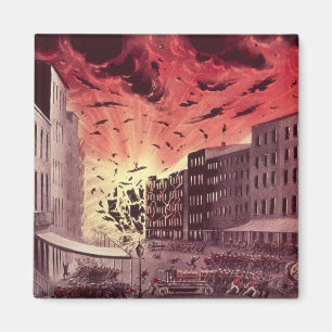 Aussicht auf die entsetzliche Explosion am Großen Magnet