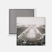 Aussicht auf die ersten offiziellen Olympischen Sp Magnet (Vorderseite/Rückseite)