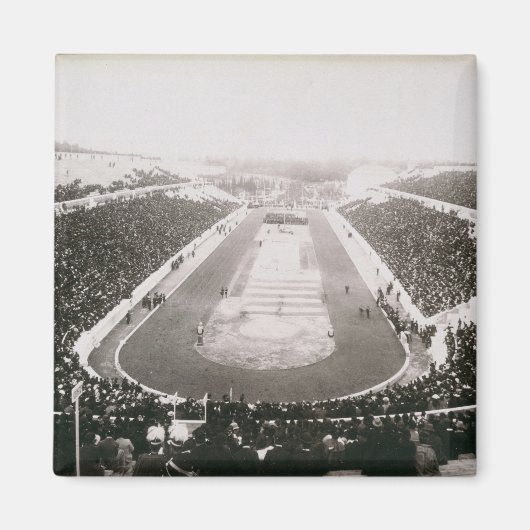 Aussicht auf die ersten offiziellen Olympischen Sp Magnet (Vorne)