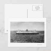 Aussicht auf die Fähre von Quinault Postkarte (Vorne/Hinten)