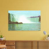 Aussicht auf die Fälle von Horseshoe Leinwanddruck (Insitu (Wohnzimmer))