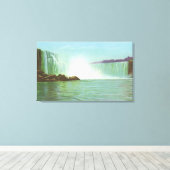 Aussicht auf die Fälle von Horseshoe Leinwanddruck (Insitu (Holzboden))