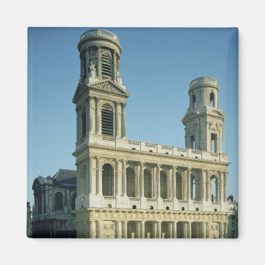 Aussicht auf die Fassade der Kirche Magnet (Vorne)