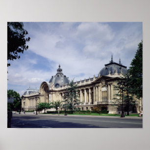 Aussicht auf die Fassade des Petit-Palais Poster