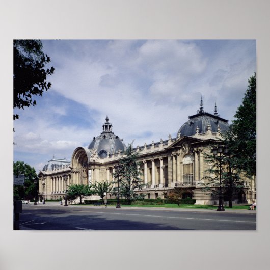 Aussicht auf die Fassade des Petit-Palais Poster (Vorne)