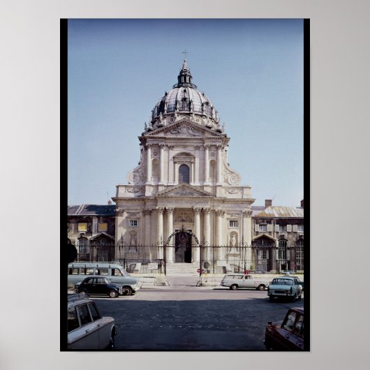 Aussicht auf die Fassade des Val-de-Grace Poster (Vorne)