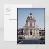 Aussicht auf die Fassade des Val-de-Grace Postkarte (Vorne/Hinten)