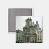 Aussicht auf die Fassade, erbaut 1627-41 Magnet (Vorderseite/Rückseite)