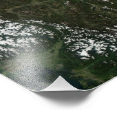 Aussicht auf die Felsengebirge Fotodruck (Ecke)