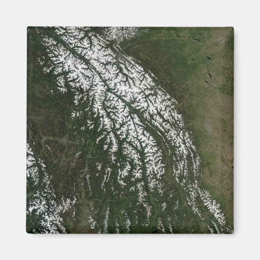 Aussicht auf die Felsengebirge Magnet (Vorne)