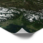 Aussicht auf die Felsengebirge Poster (Ecke)