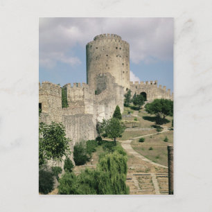 Aussicht auf die Festung, die 1452 begann Postkarte