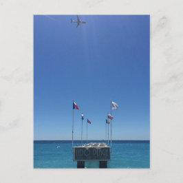 Aussicht auf die französische Riviera in Nizza Pos Postkarte