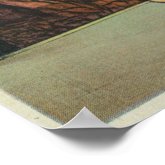 Aussicht auf die Galerie auf dem Karmel-Monte Poster (Ecke)