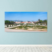 Aussicht auf die Gärten in der Nähe des Palastes L Leinwanddruck (Insitu (Holzboden))