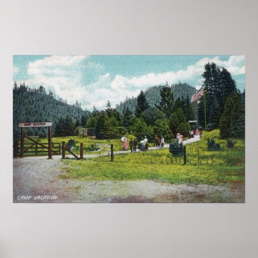 Aussicht auf die Gäste auf einem Spaziergang durch Poster (Vorne)