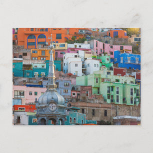 Aussicht auf die Gebäude der Stadt Postkarte