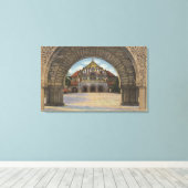 Aussicht auf die Gedächtniskirche, Stanford U. Leinwanddruck (Insitu (Holzboden))