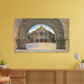 Aussicht auf die Gedächtniskirche, Stanford U. Leinwanddruck (Insitu (Wohnzimmer))