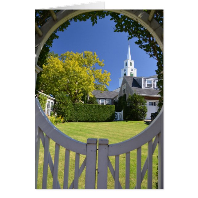 Aussicht auf die Gemeindekirche von Nantucket (Vorne)