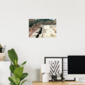 Aussicht auf die Gemeinschaftswanne Poster (Heimbüro)