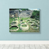 Aussicht auf die Geschäfte Leinwanddruck (Insitu (Holzboden))