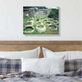 Aussicht auf die Geschäfte Leinwanddruck (Insitu (Schlafzimmer))