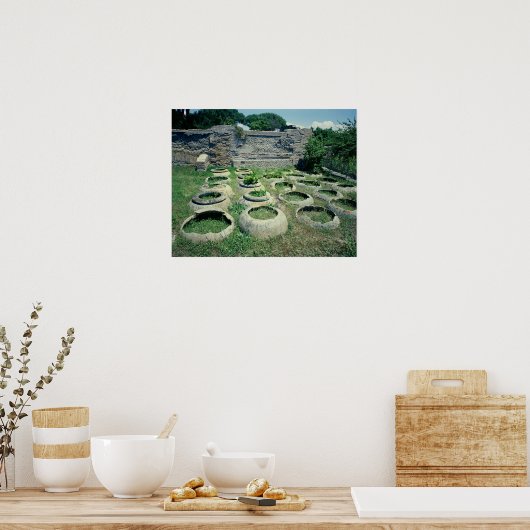 Aussicht auf die Geschäfte Poster (Küche)