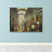 Aussicht auf die Grand Gallery of the Louvre, 1796 Leinwanddruck (Insitu (Holzboden))