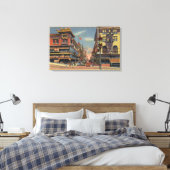 Aussicht auf die Grant Avenue, Chinatown Leinwanddruck (Insitu (Schlafzimmer))