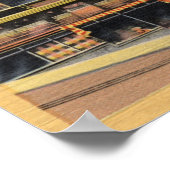 Aussicht auf die Grant Avenue, Chinatown Poster (Ecke)