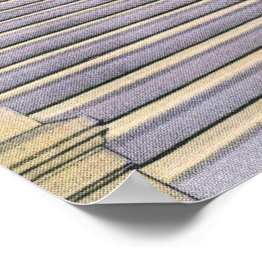 Aussicht auf die Große Treppe Poster (Ecke)