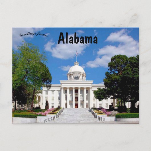 Aussicht auf die Hauptstadt des Staat Alabama in M Postkarte (Vorderseite)