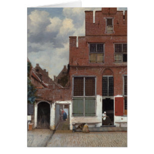 Aussicht auf die Häuser in Delft The Little Street