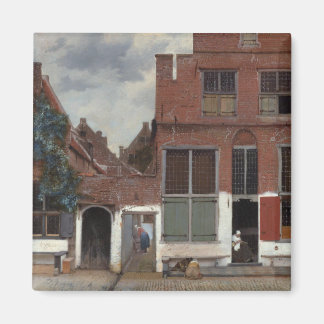 Aussicht auf die Häuser in Delft The Little Street Magnet