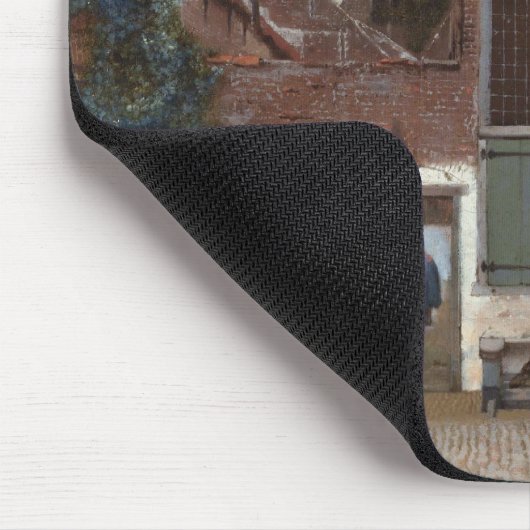 Aussicht auf die Häuser in Delft The Little Street Mousepad (Ecke)