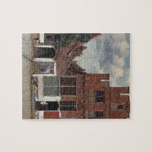 Aussicht auf die Häuser in Delft The Little Street Puzzle (Horizontal)