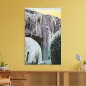 Aussicht auf die Höhle des Windes im Winter Leinwanddruck (Insitu (Wohnzimmer))