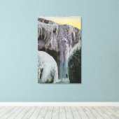 Aussicht auf die Höhle des Windes im Winter Leinwanddruck (Insitu (Holzboden))