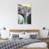 Aussicht auf die Höhle des Windes im Winter Leinwanddruck (Insitu (Schlafzimmer))