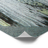 Aussicht auf die Höhle des Windes im Winter Poster (Ecke)